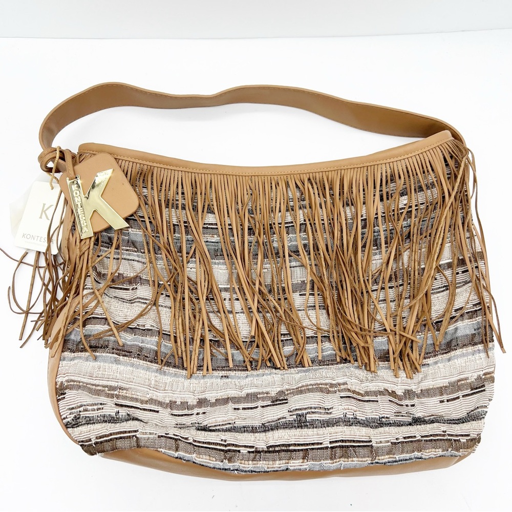 NWT Kontessa Fringe Shoulder Bag